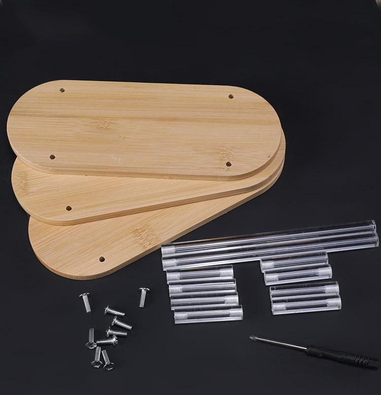 5 Tiers Wooden Figures Display Stand